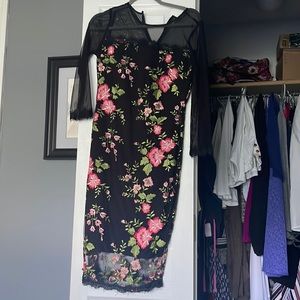 Lace cocktail dress size 4